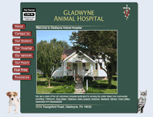 Tablet Screenshot of gladwyneanimalhospital.com